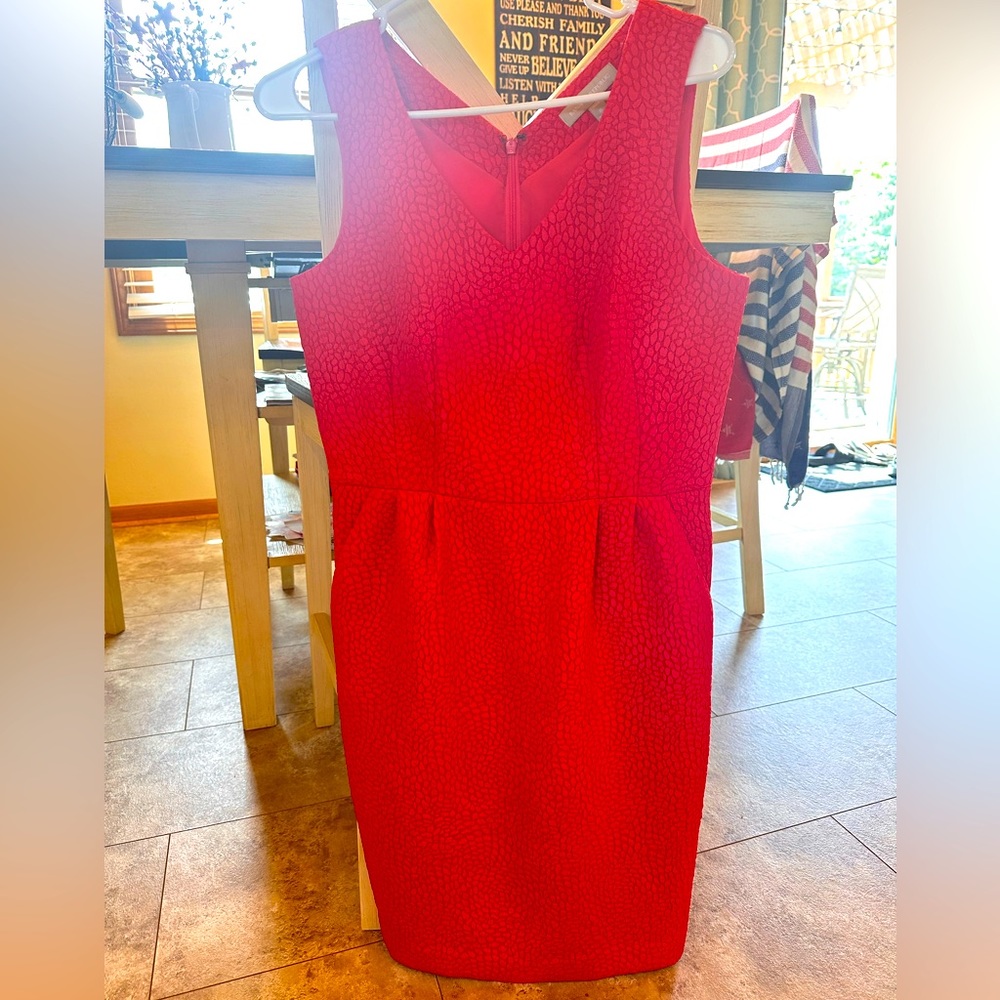 Hot pink dress